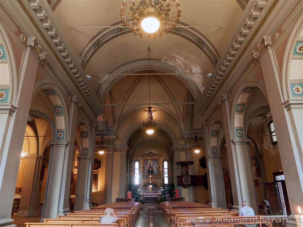 Milan (Italy) - Interior of the Abbey of Casoretto